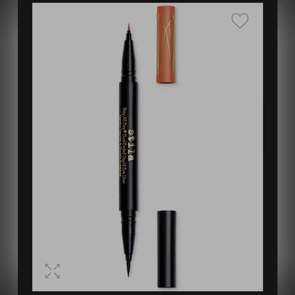 Stila stay all day dual ended liquid eyeliner : Intense black/ Mai Tai